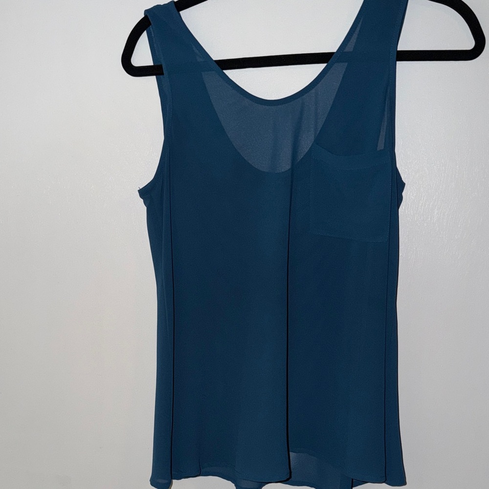 Naked Zebra Teal Sleeveless Tank Top